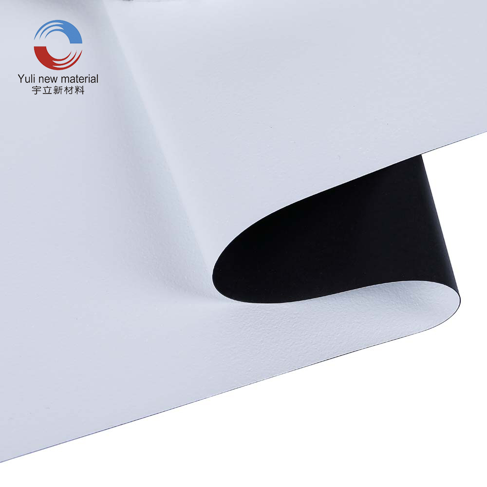 Super Wide White Black Projection Screen Film