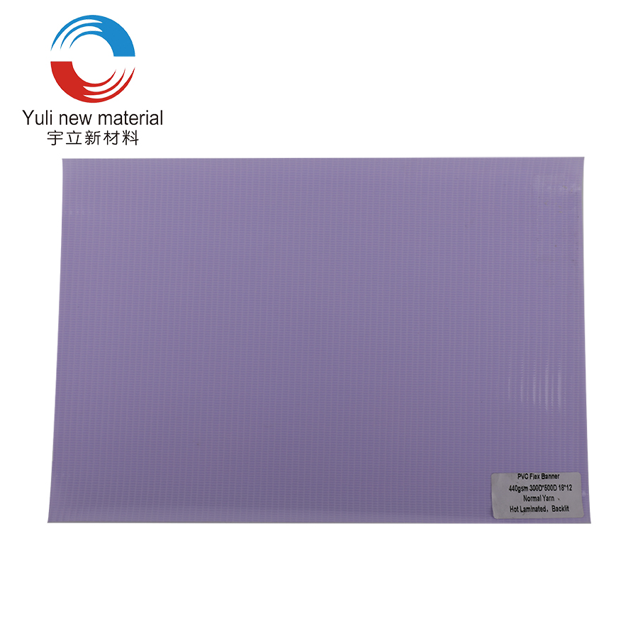 440 gsm 300D×500D18×12 kuumalaminoitu taustavalaistu PVC Flex-banneri